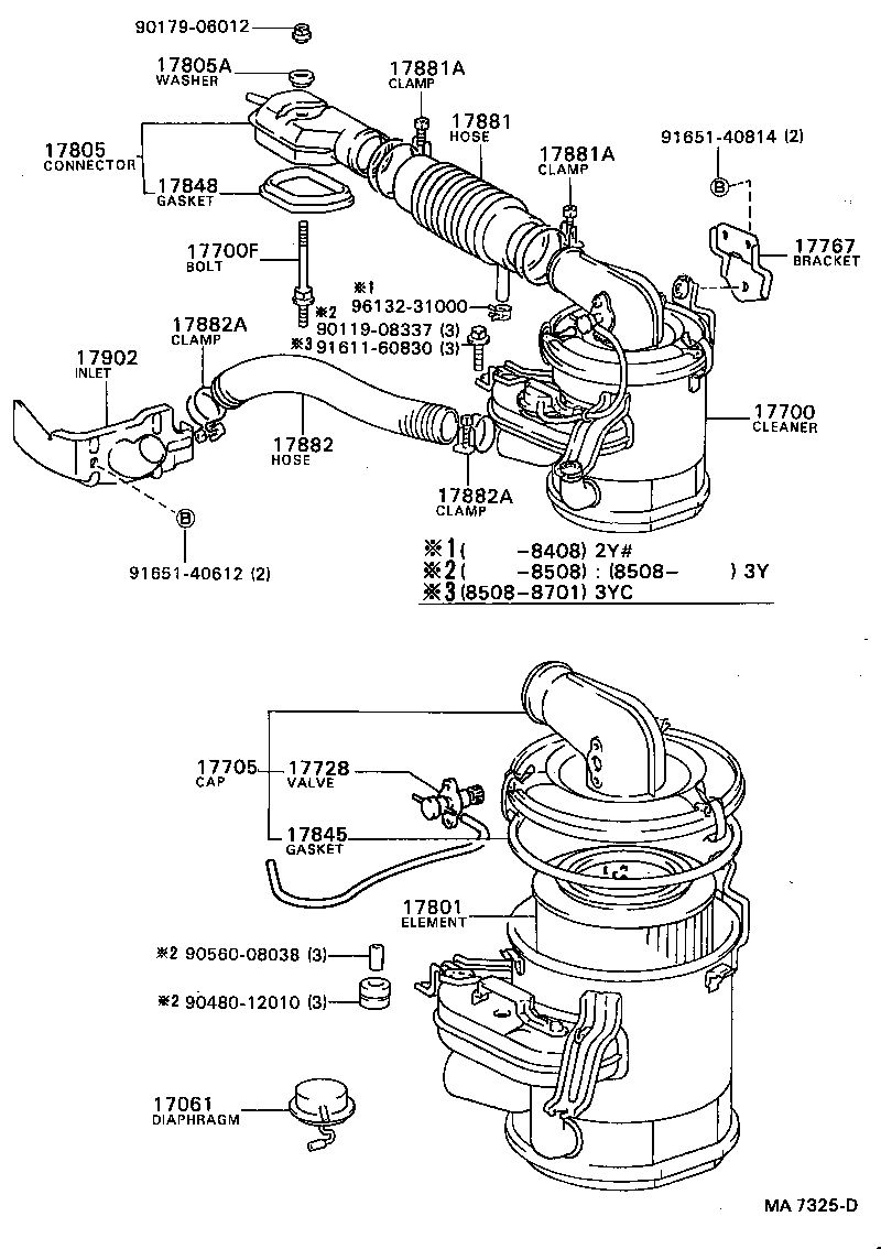  MODEL F |  AIR CLEANER