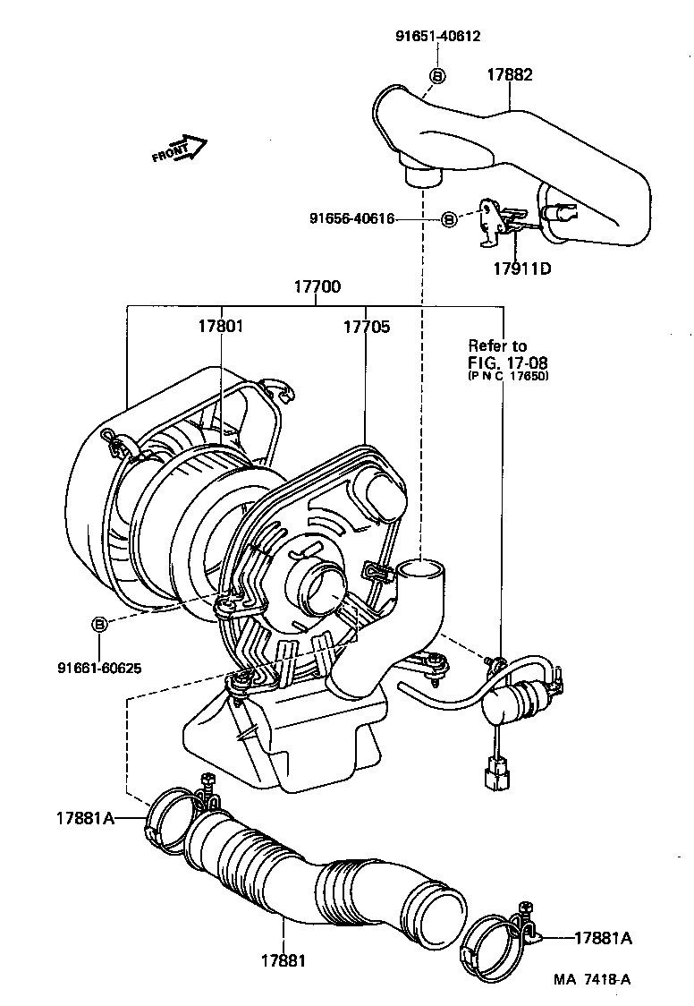  MR2 |  AIR CLEANER
