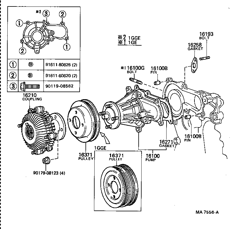  CRESSIDA |  WATER PUMP
