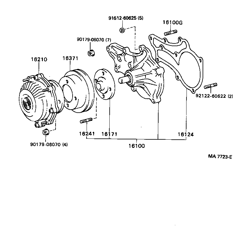  CRESSIDA |  WATER PUMP