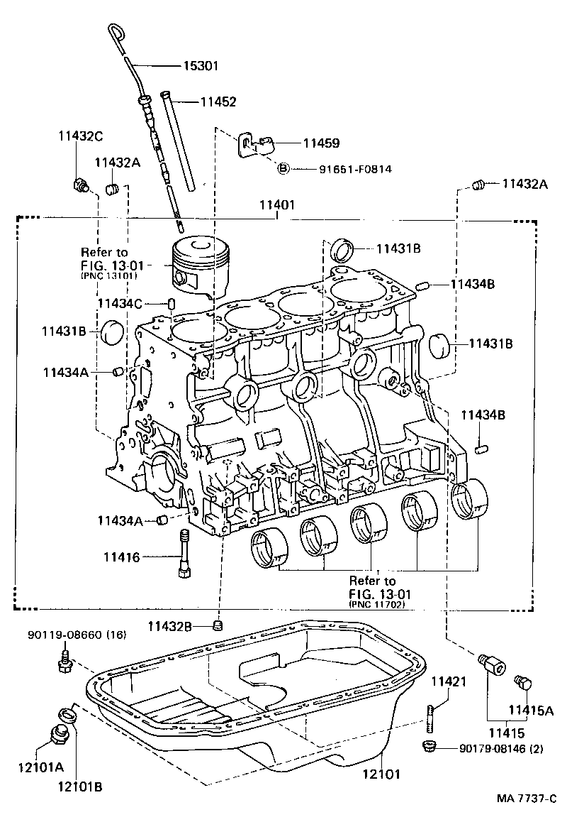  DYNA 200 |  CYLINDER BLOCK