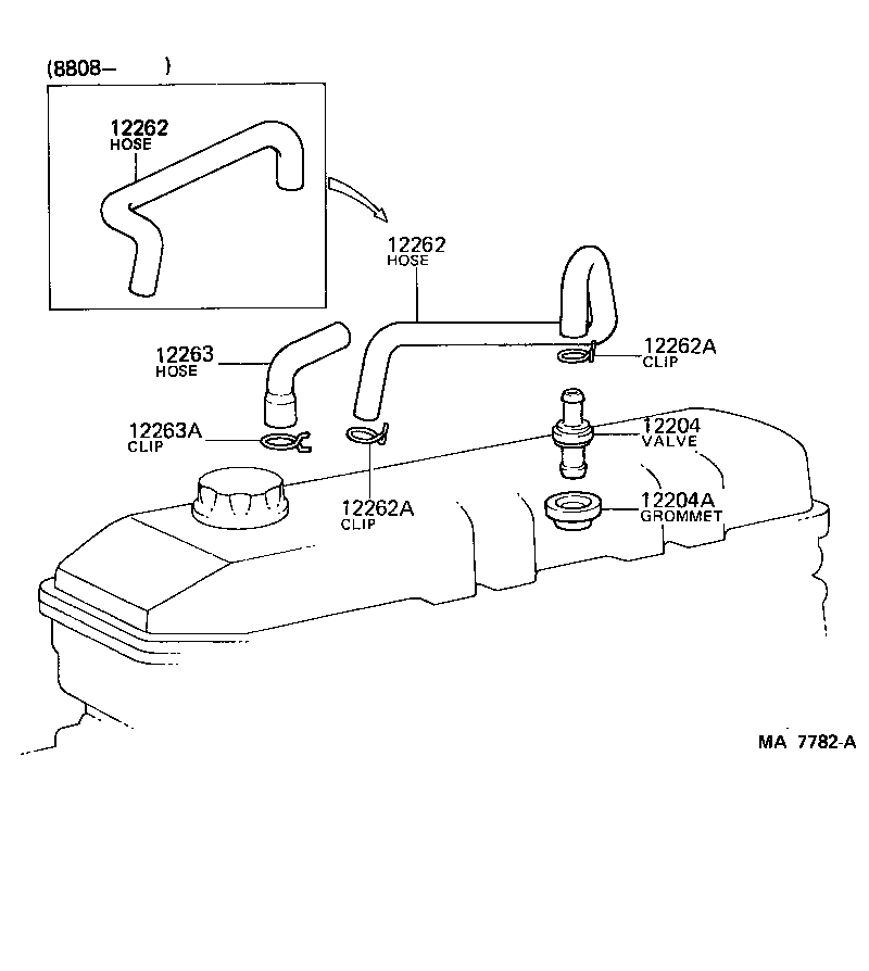  LAND CRUISER 70 |  VENTILATION HOSE