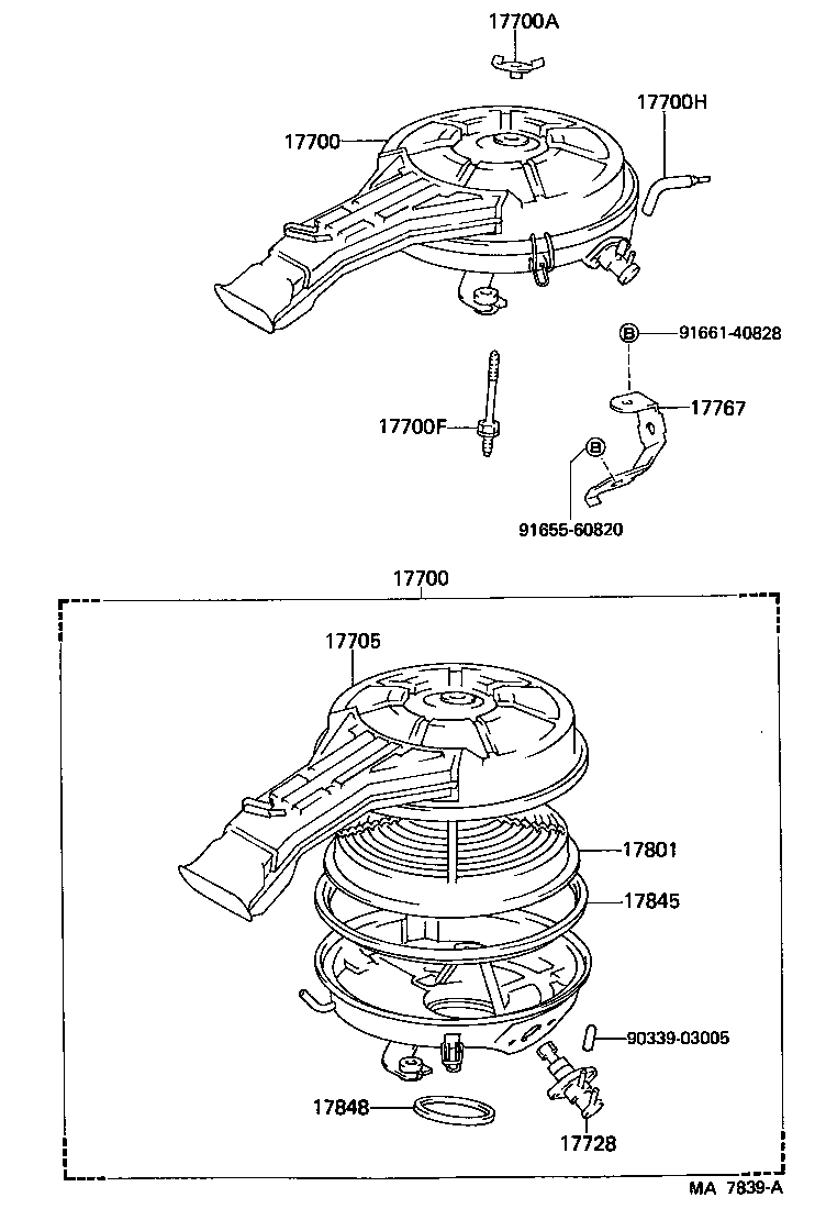  STARLET |  AIR CLEANER