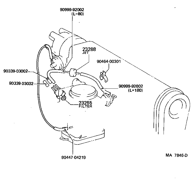  STARLET |  VACUUM PIPING