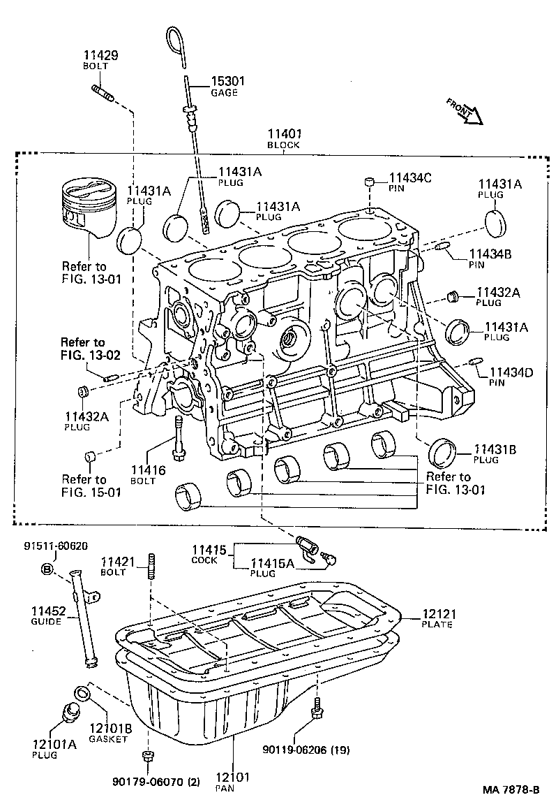  MR2 |  CYLINDER BLOCK