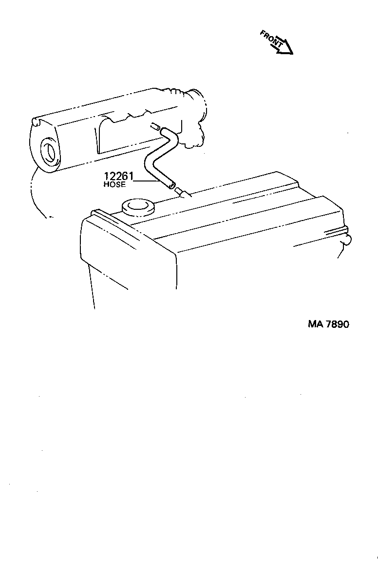  MR2 |  VENTILATION HOSE