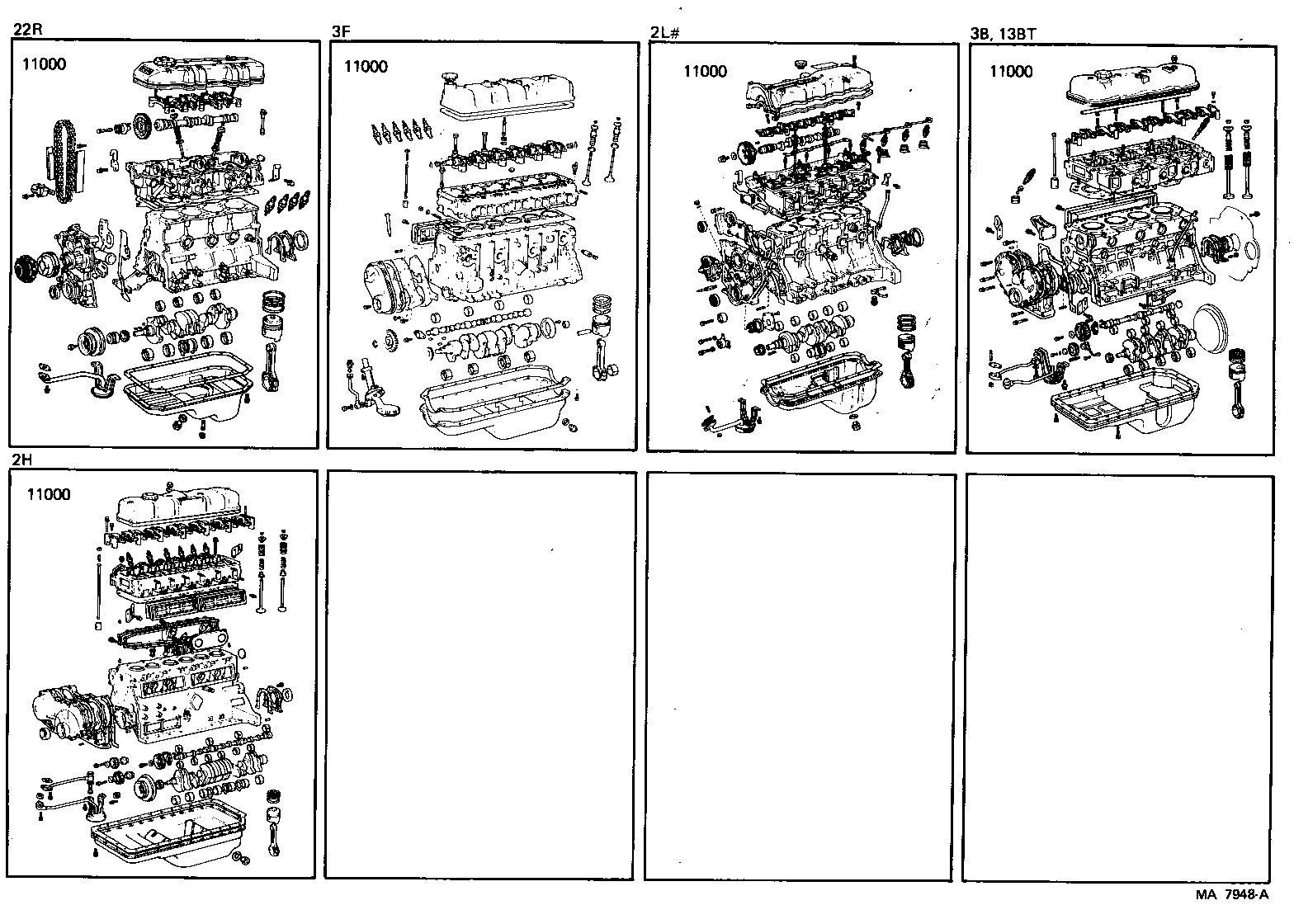  LAND CRUISER 70 |  PARTIAL ENGINE ASSEMBLY