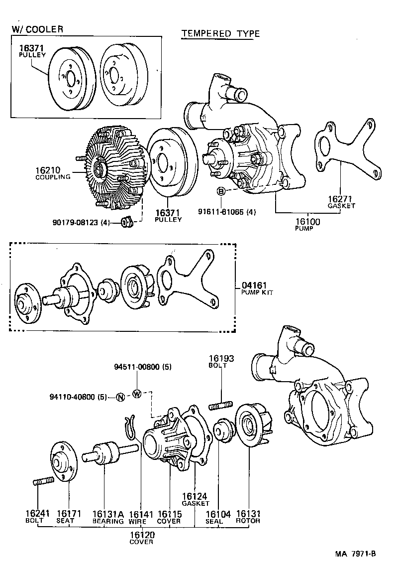  LAND CRUISER 70 |  WATER PUMP