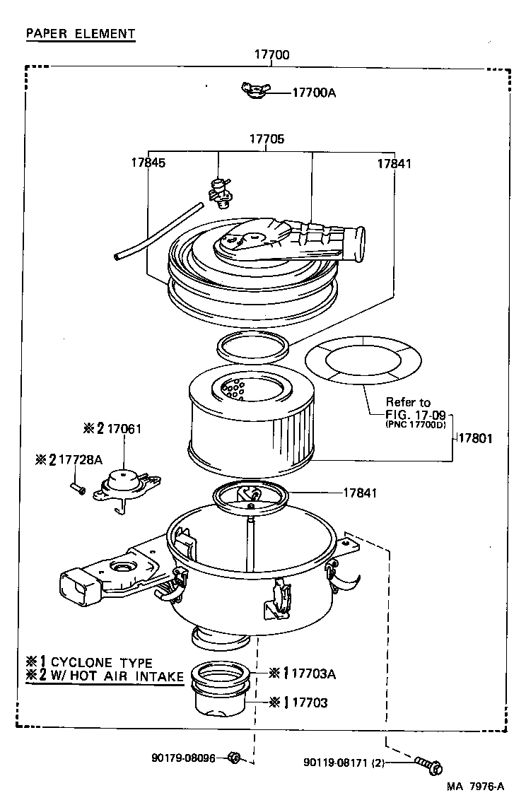  LAND CRUISER 70 |  AIR CLEANER