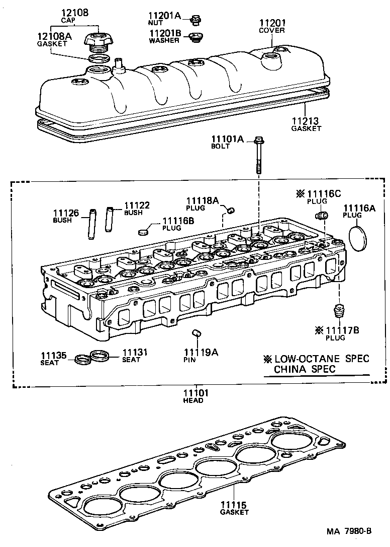  LAND CRUISER 60 |  CYLINDER HEAD