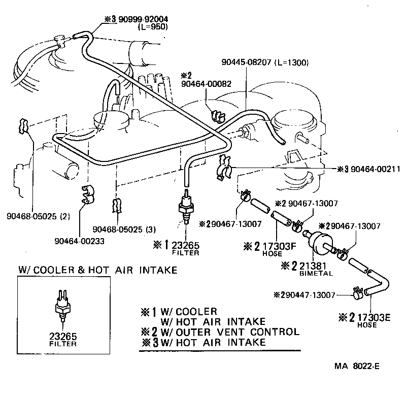  LAND CRUISER 70 |  VACUUM PIPING