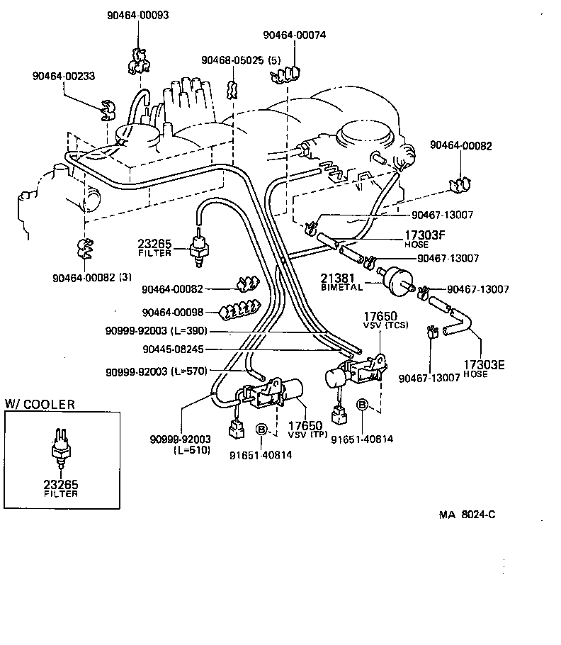  LAND CRUISER 70 |  VACUUM PIPING