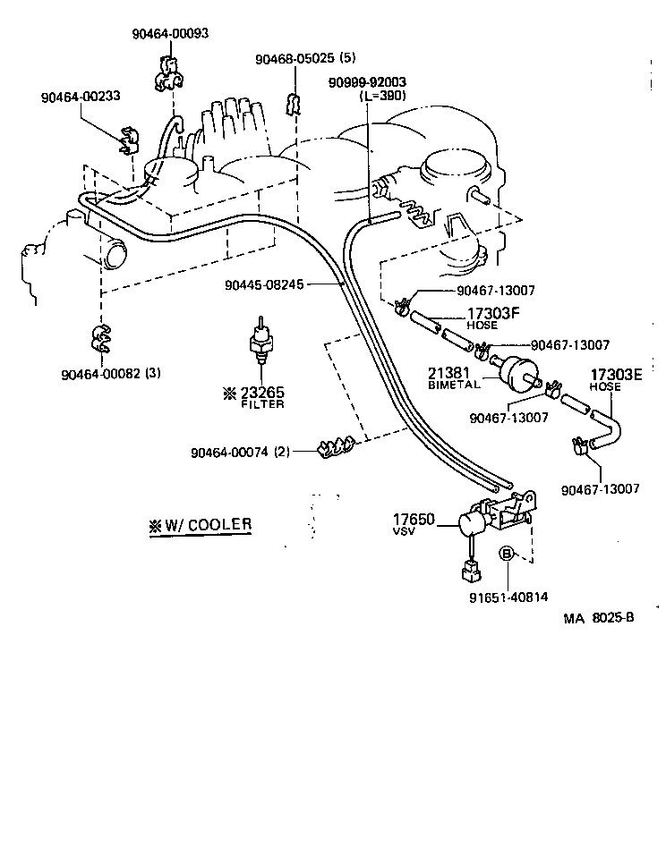  LAND CRUISER 70 |  VACUUM PIPING