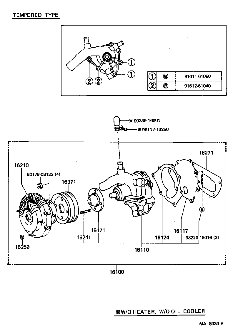  LAND CRUISER 70 |  WATER PUMP