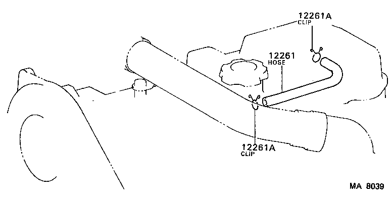  LAND CRUISER 70 |  VENTILATION HOSE