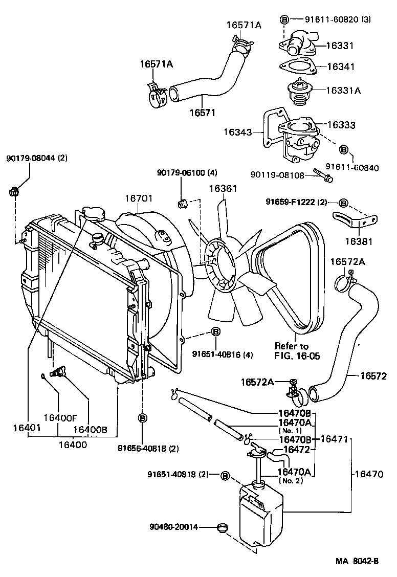  LAND CRUISER 70 |  RADIATOR WATER OUTLET