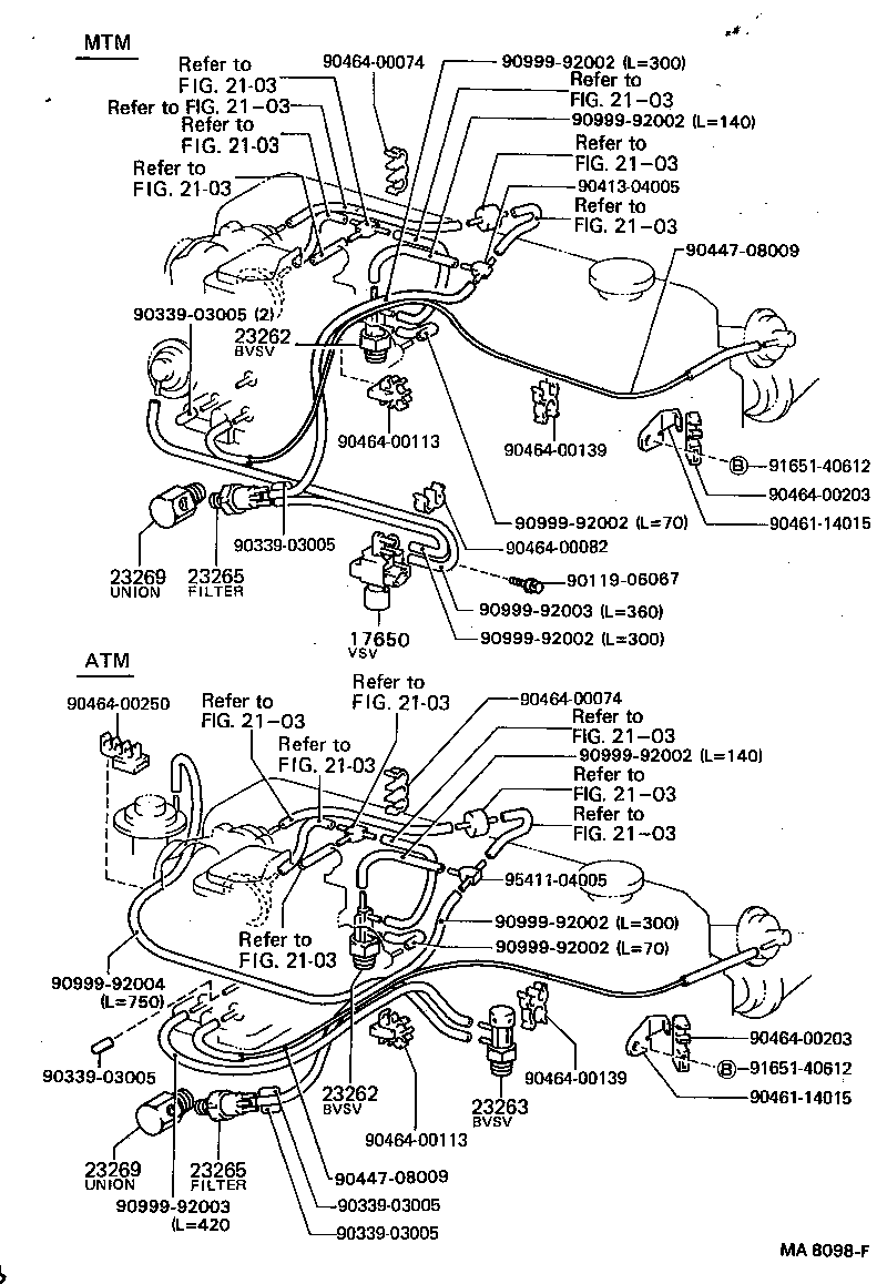  CRESSIDA |  VACUUM PIPING