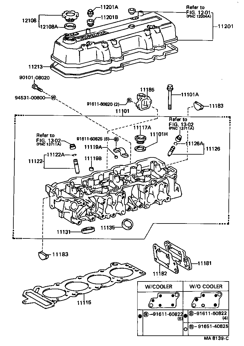  CRESSIDA |  CYLINDER HEAD