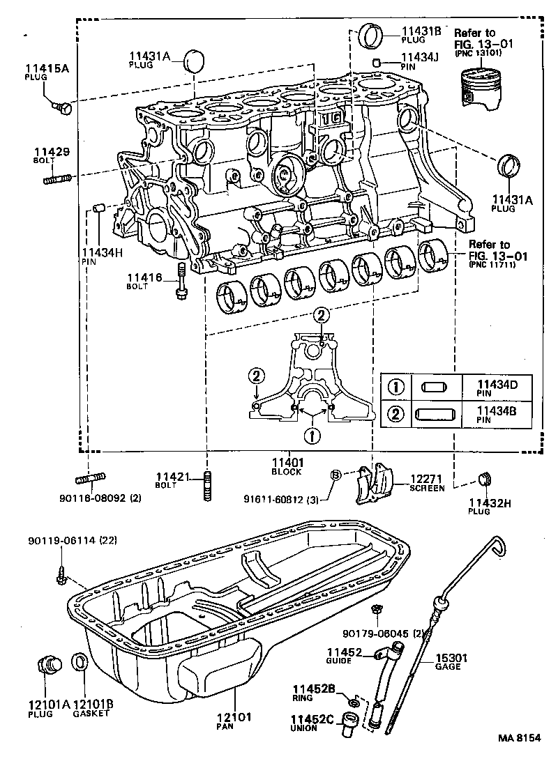  CRESSIDA |  CYLINDER BLOCK