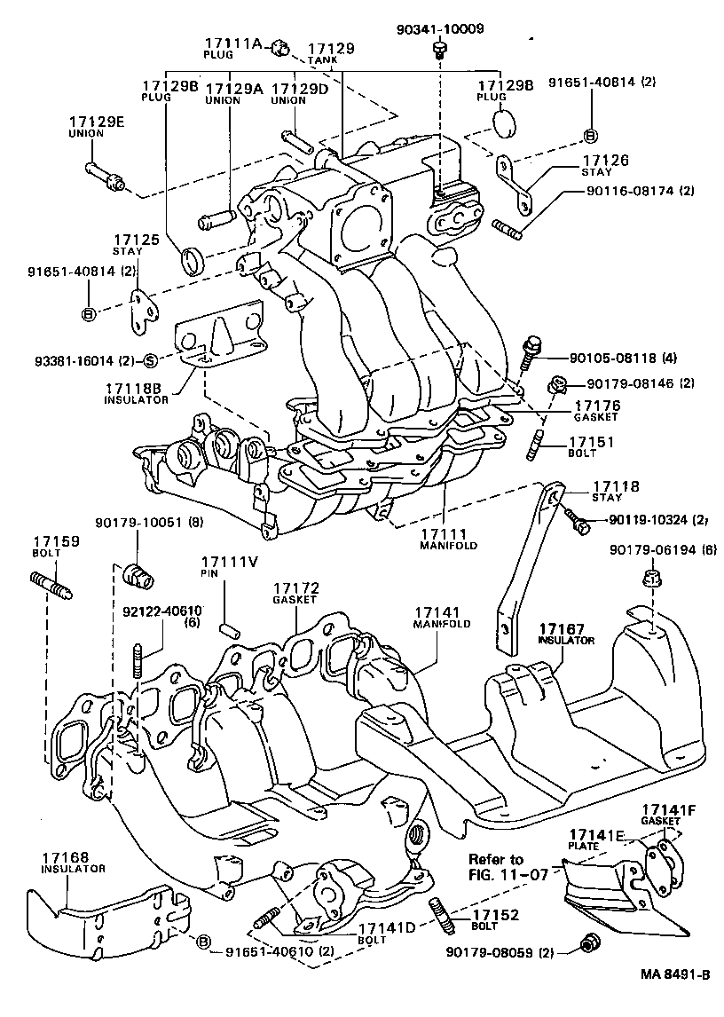  MODEL F |  MANIFOLD