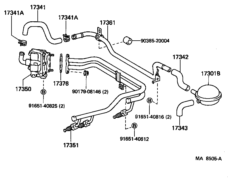  LITEACE |  MANIFOLD AIR INJECTION SYSTEM