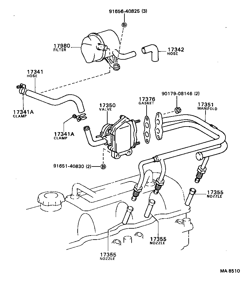  HILUX |  MANIFOLD AIR INJECTION SYSTEM
