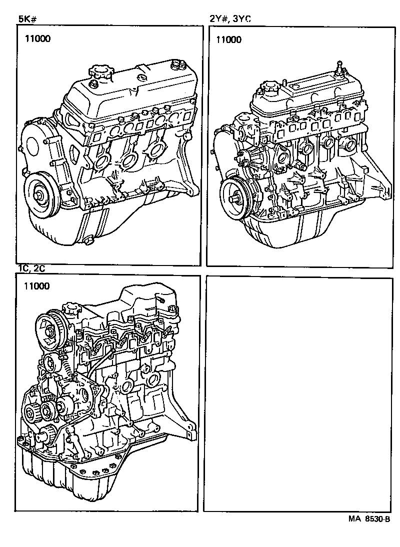  LITEACE |  PARTIAL ENGINE ASSEMBLY
