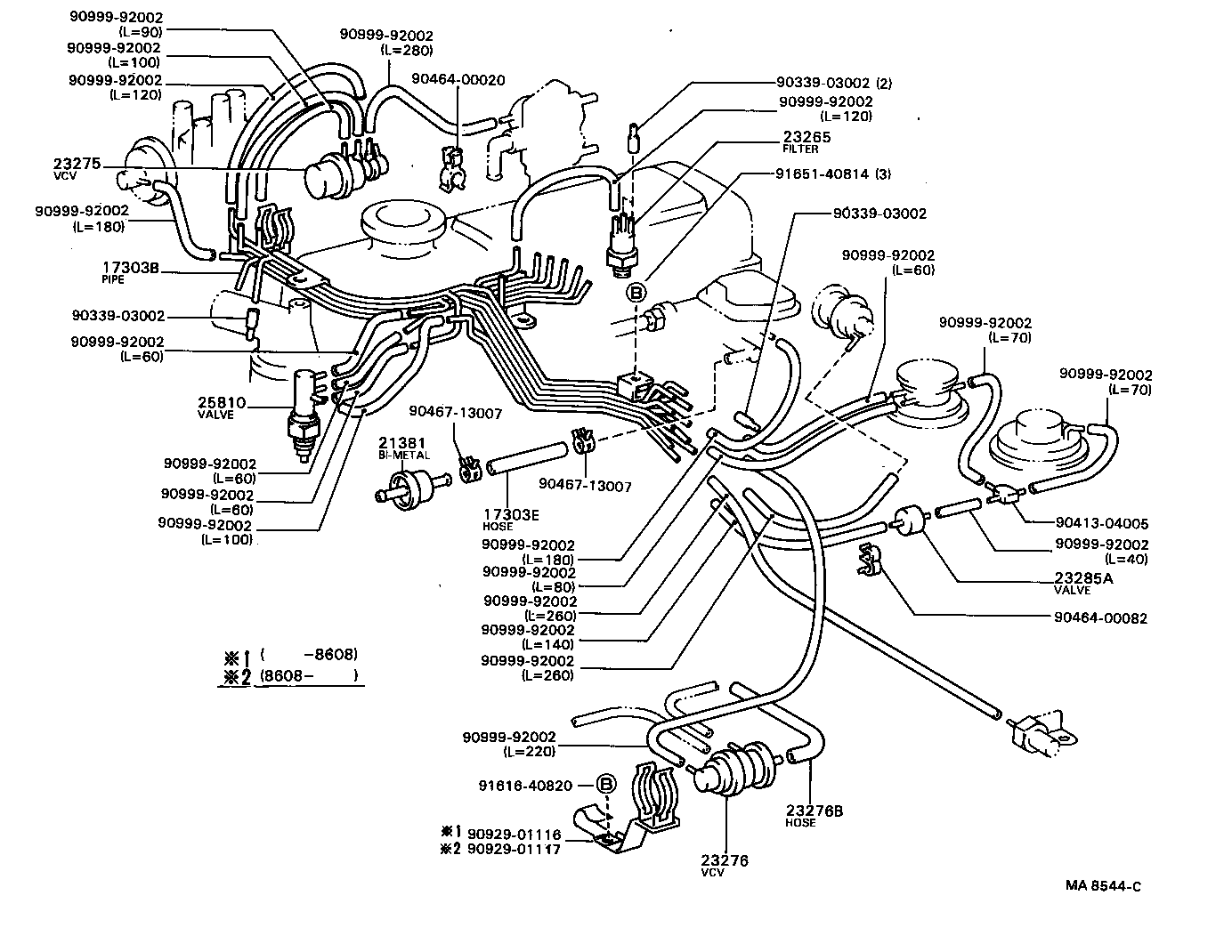  HILUX |  VACUUM PIPING