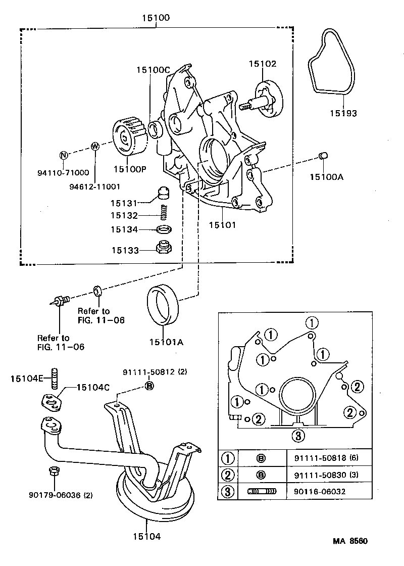  LITEACE |  ENGINE OIL PUMP