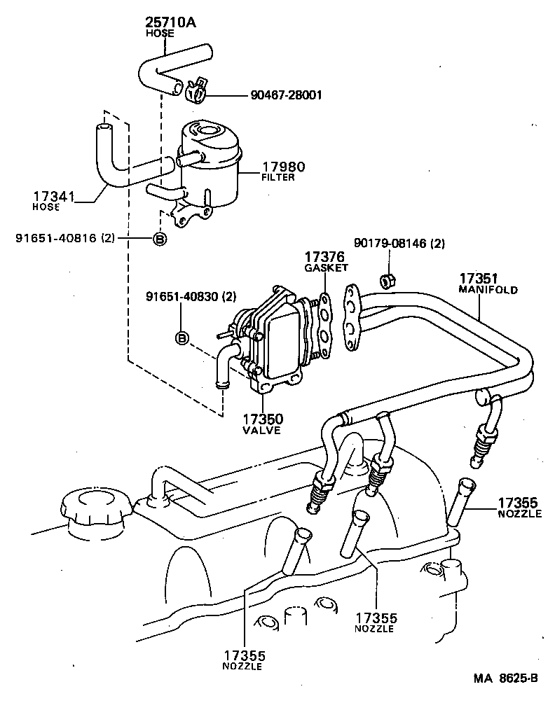  LITEACE |  MANIFOLD AIR INJECTION SYSTEM