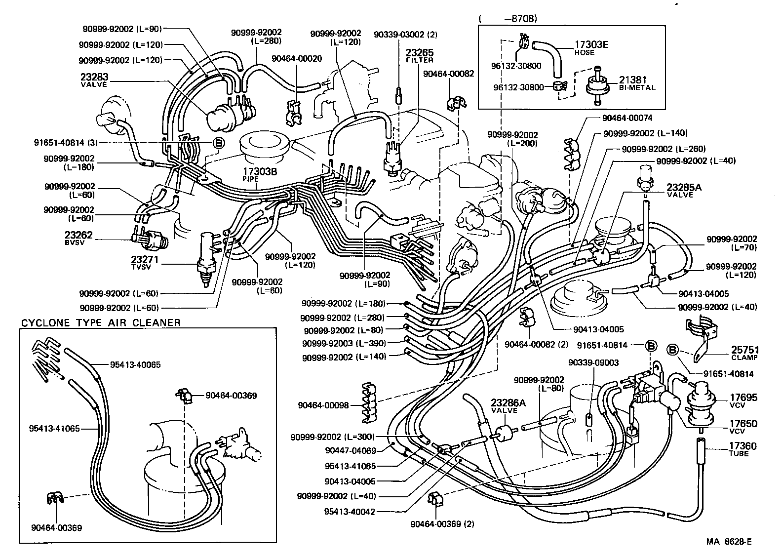  LITEACE |  VACUUM PIPING
