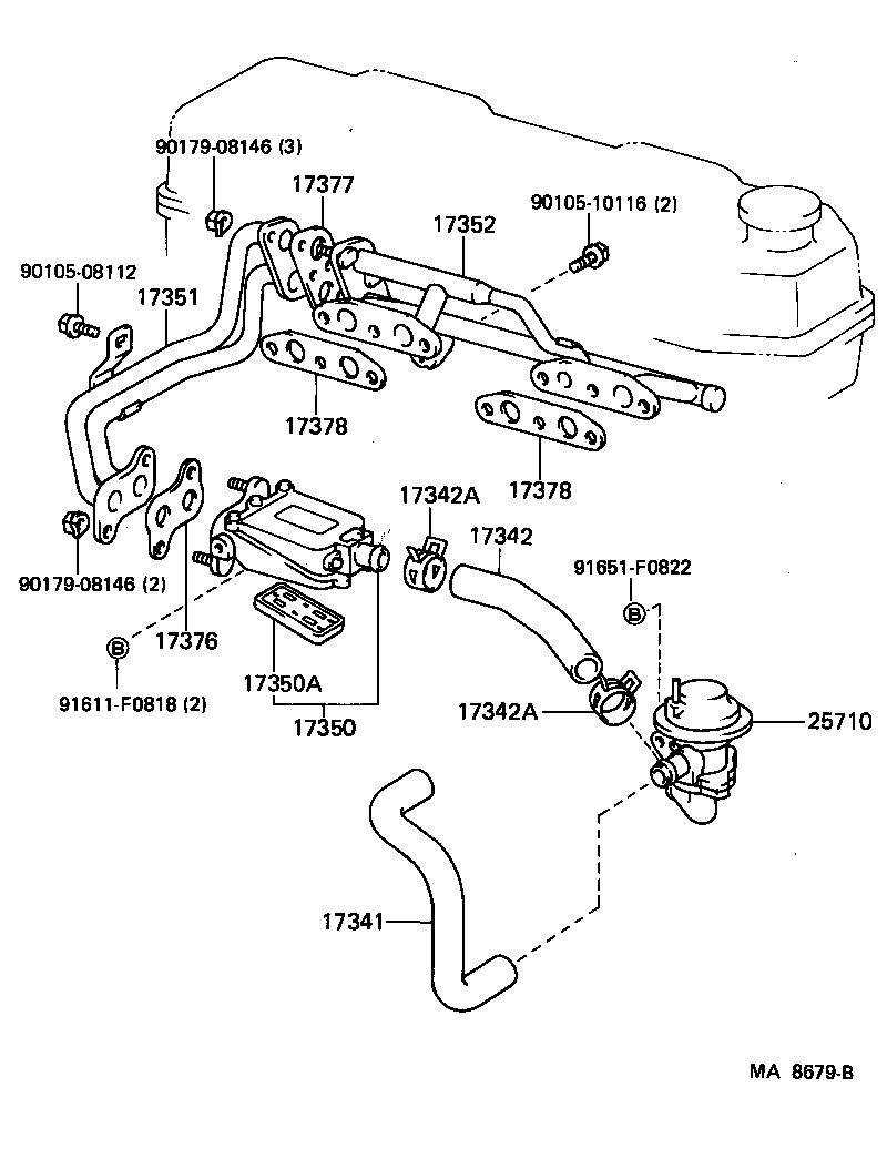  LAND CRUISER 70 |  MANIFOLD AIR INJECTION SYSTEM