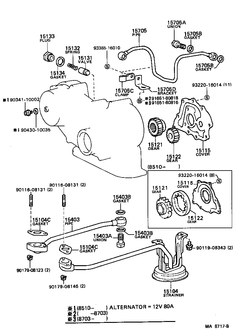  LAND CRUISER 70 |  ENGINE OIL PUMP