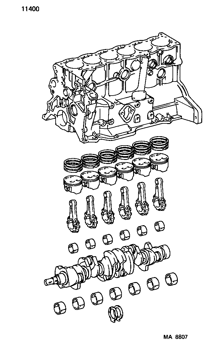  SUPRA |  SHORT BLOCK ASSEMBLY