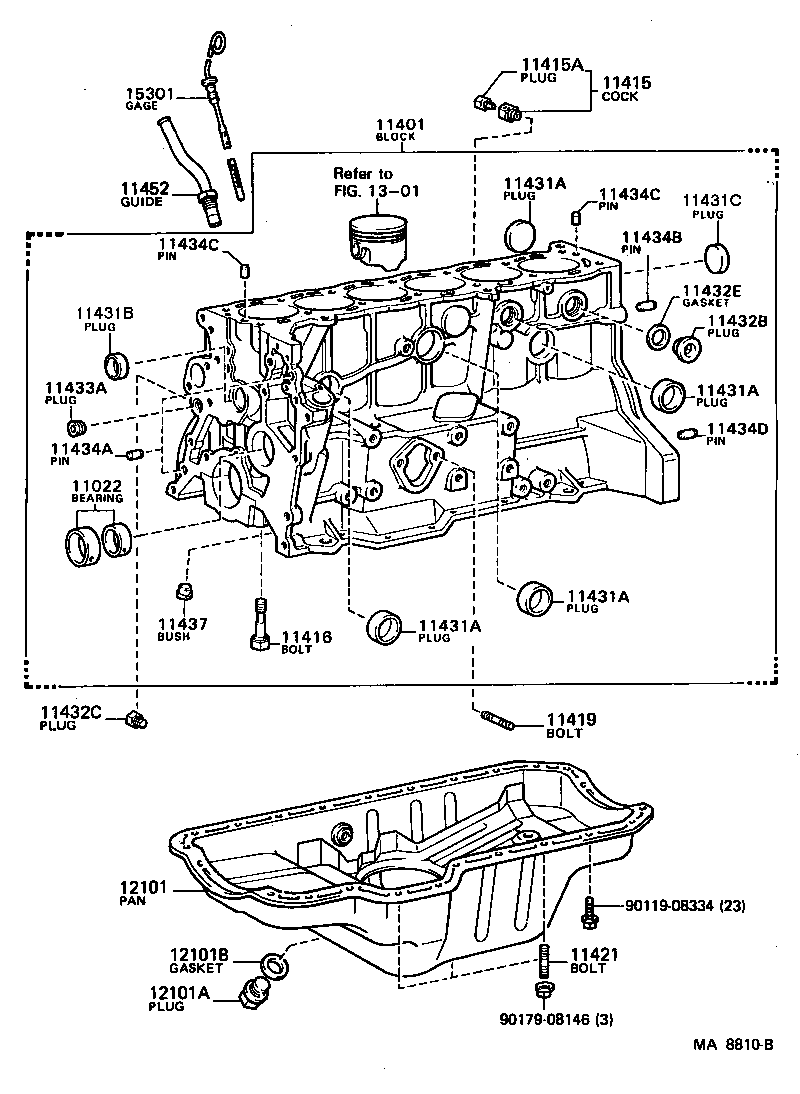  SUPRA |  CYLINDER BLOCK