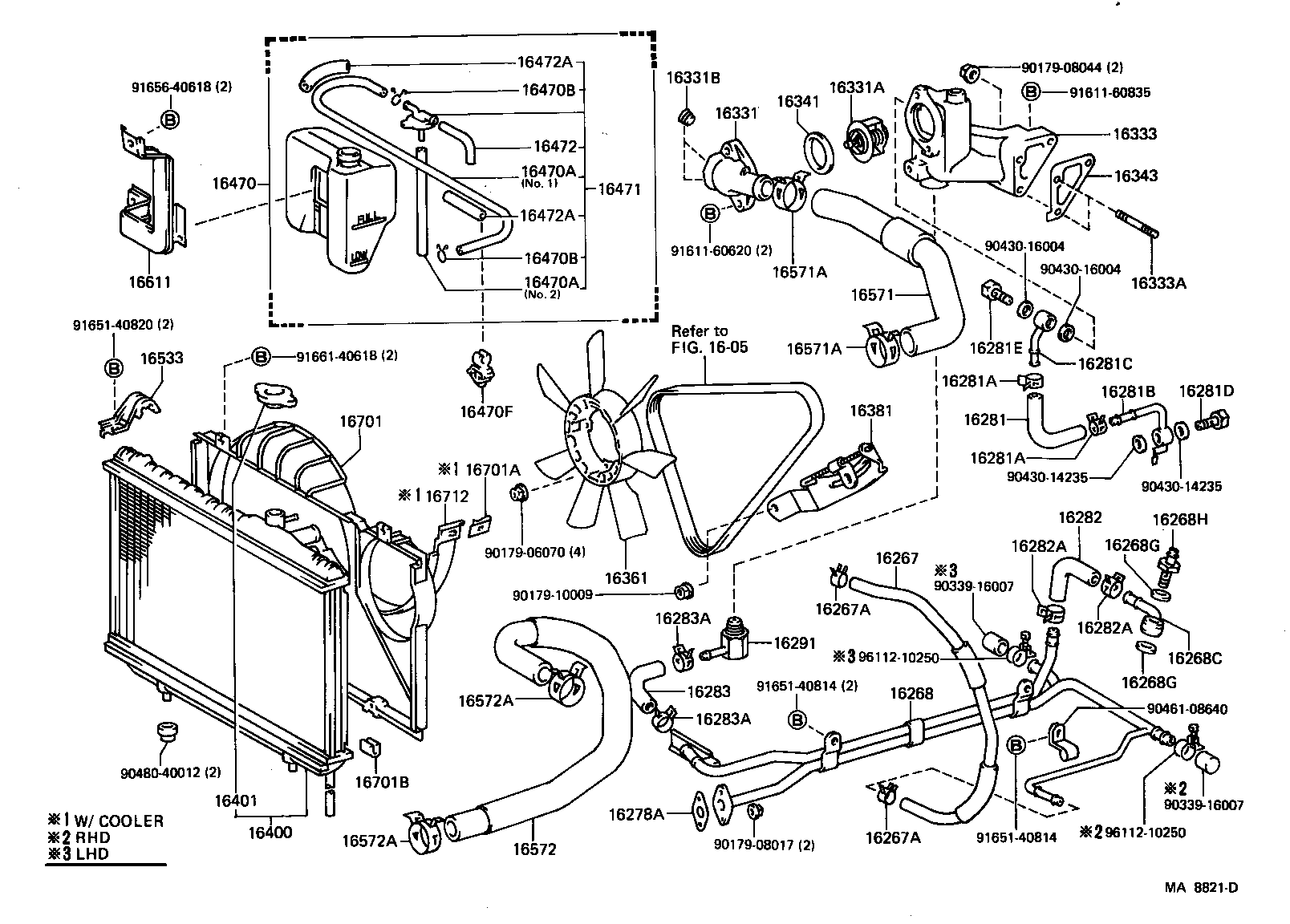  SUPRA |  RADIATOR WATER OUTLET