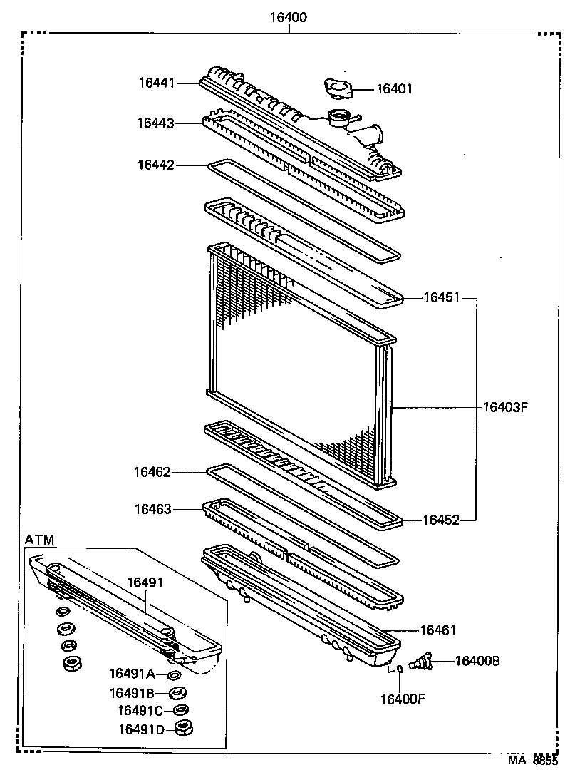  SUPRA |  RADIATOR WATER OUTLET