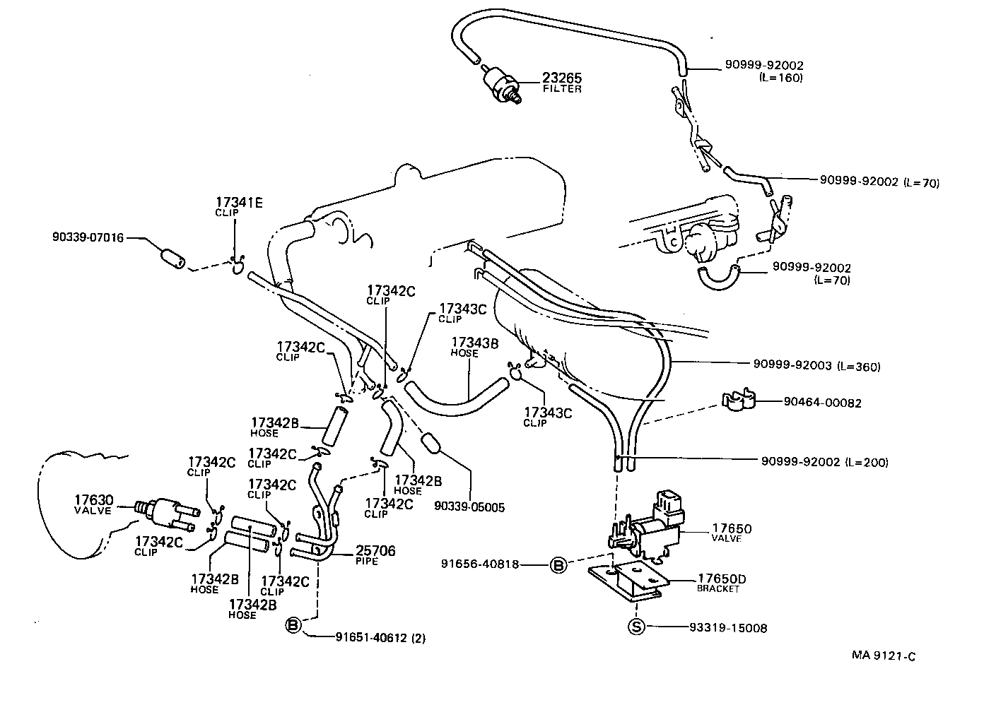  HILUX |  VACUUM PIPING