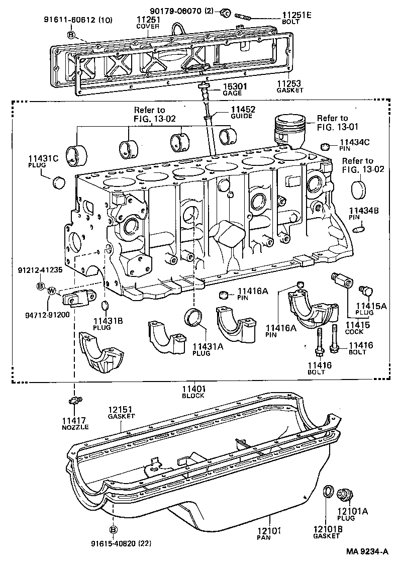  COASTER |  CYLINDER BLOCK