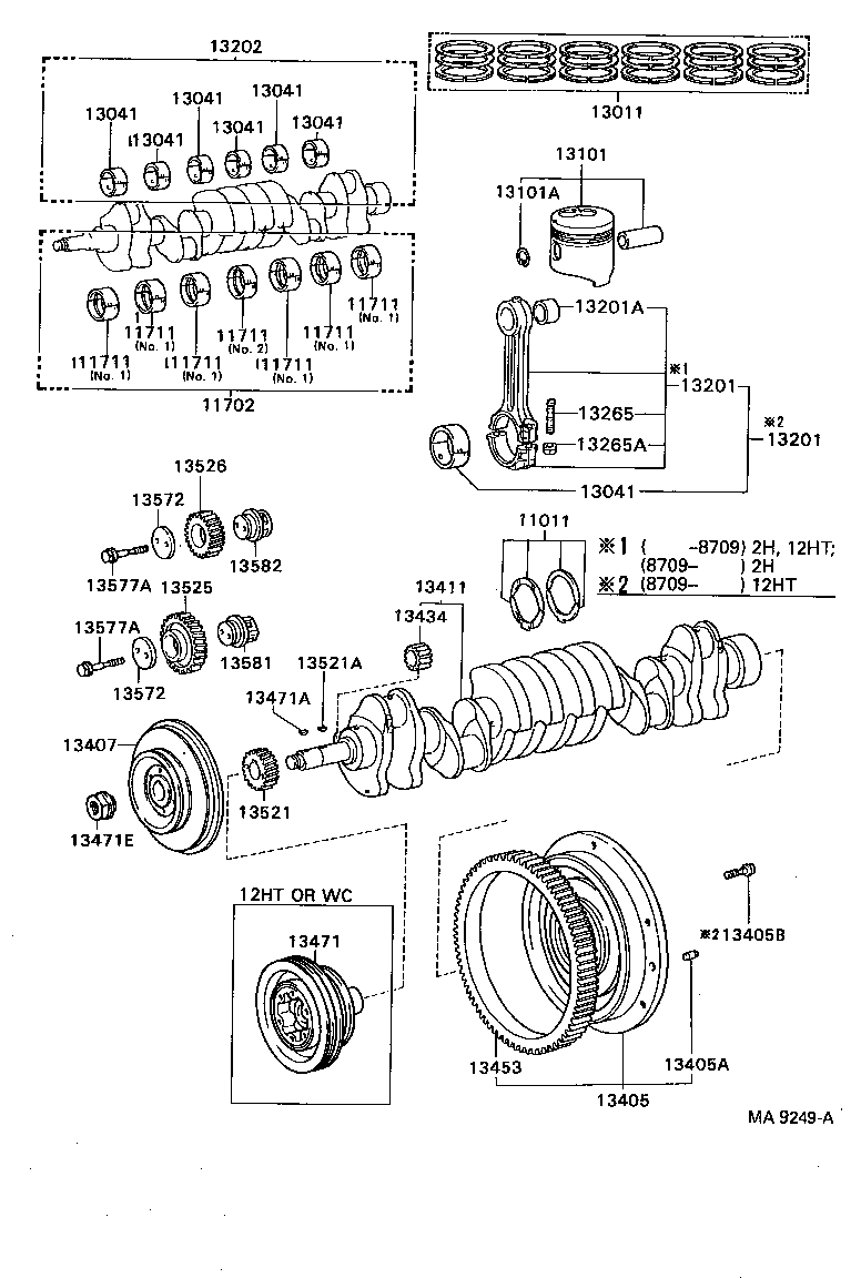  COASTER |  CRANKSHAFT PISTON