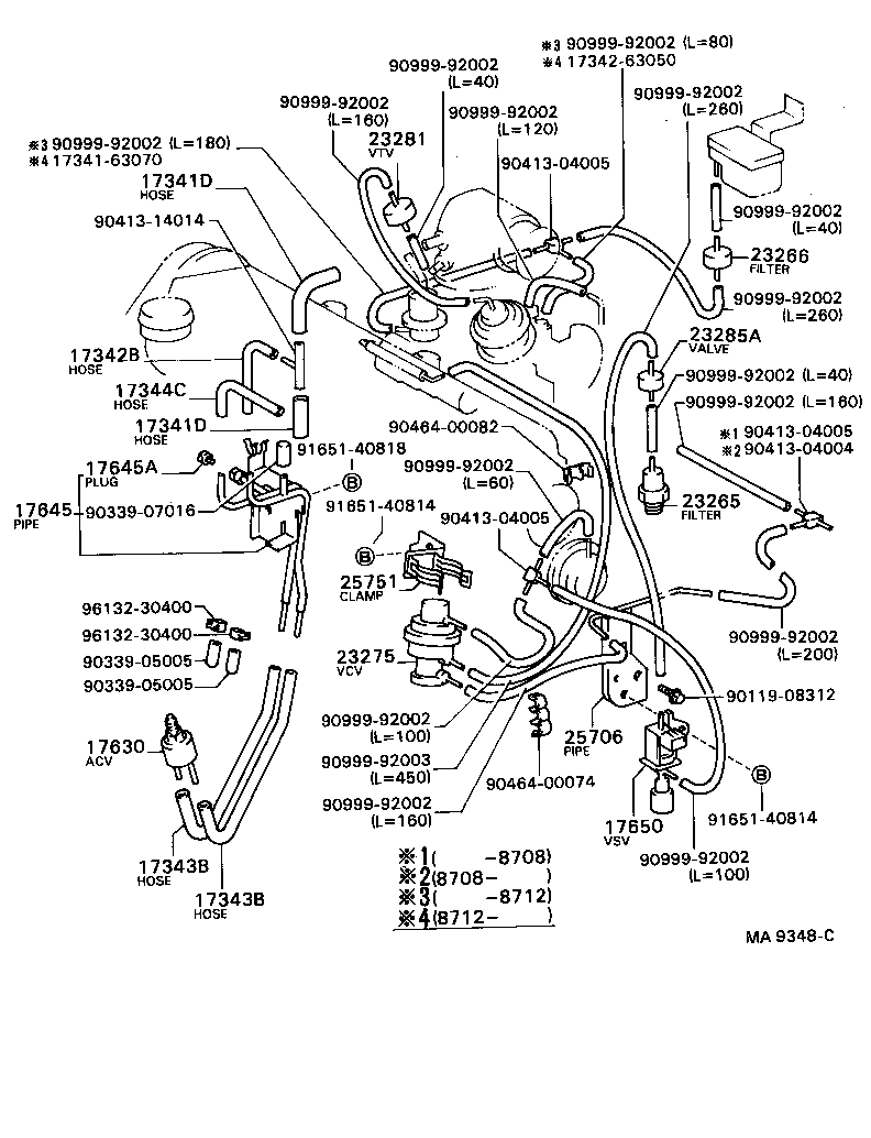  CAMRY |  VACUUM PIPING