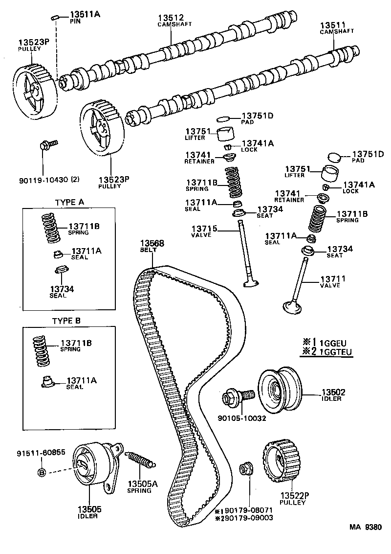  CRESSIDA |  CAMSHAFT VALVE