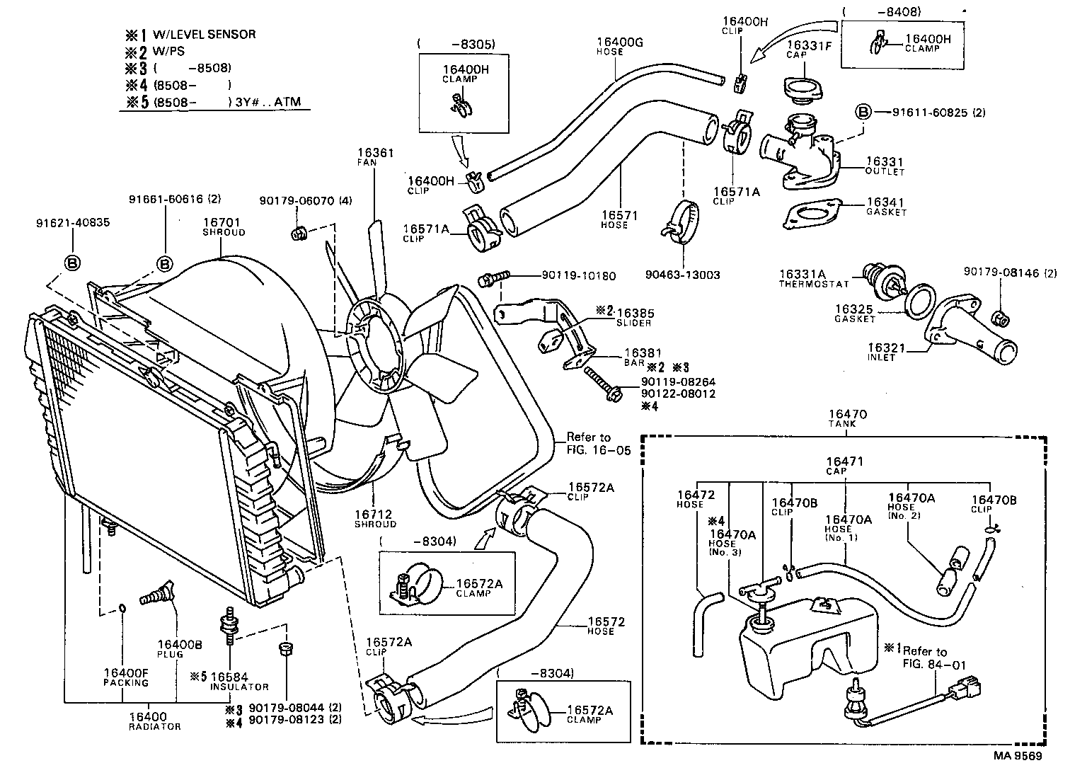  MODEL F |  RADIATOR WATER OUTLET