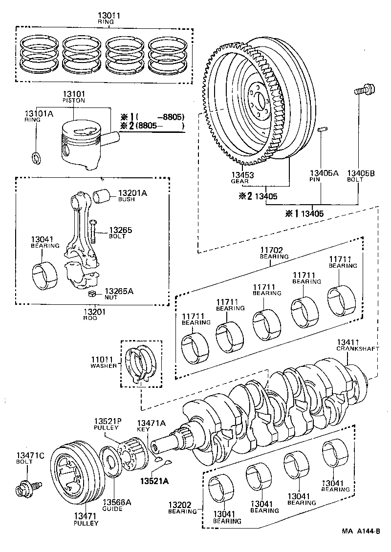  DYNA150 |  CRANKSHAFT PISTON
