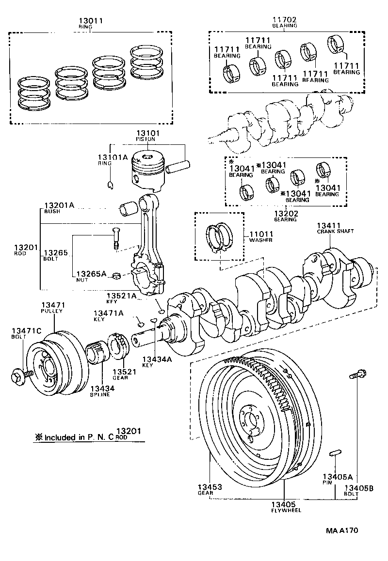  DYNA 200 |  CRANKSHAFT PISTON