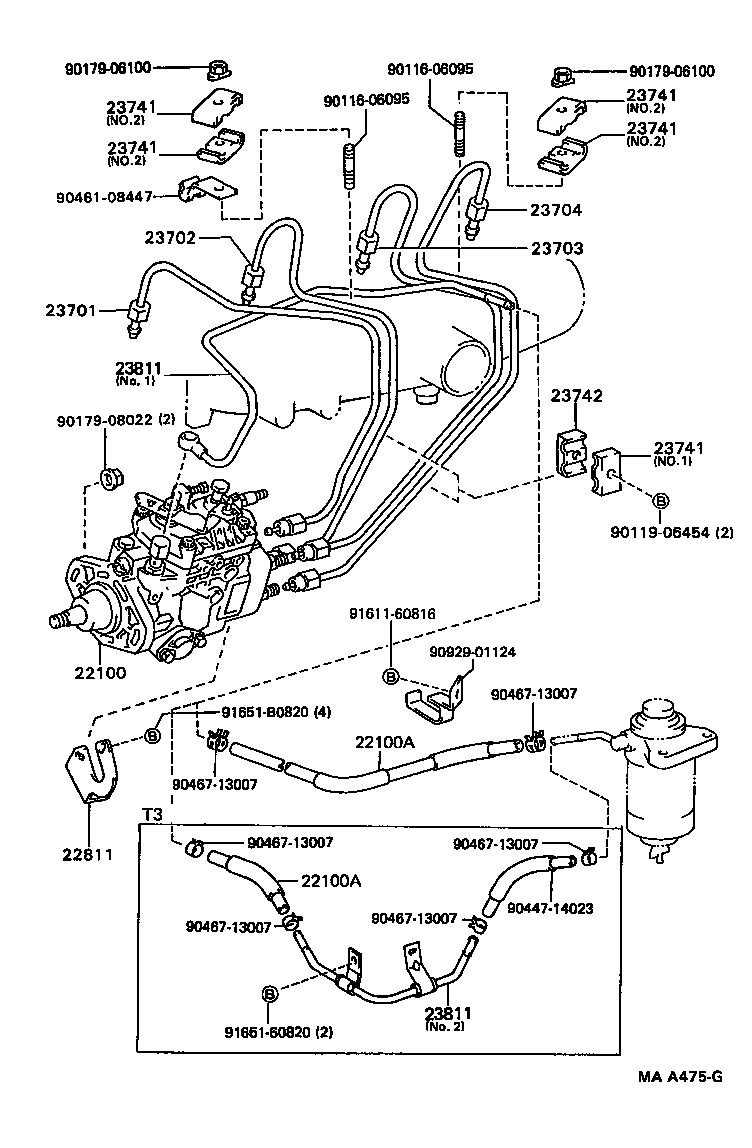  DYNA100 |  INJECTION PUMP ASSEMBLY