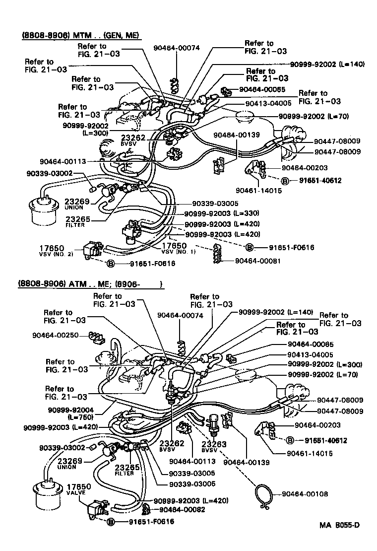  CRESSIDA |  VACUUM PIPING