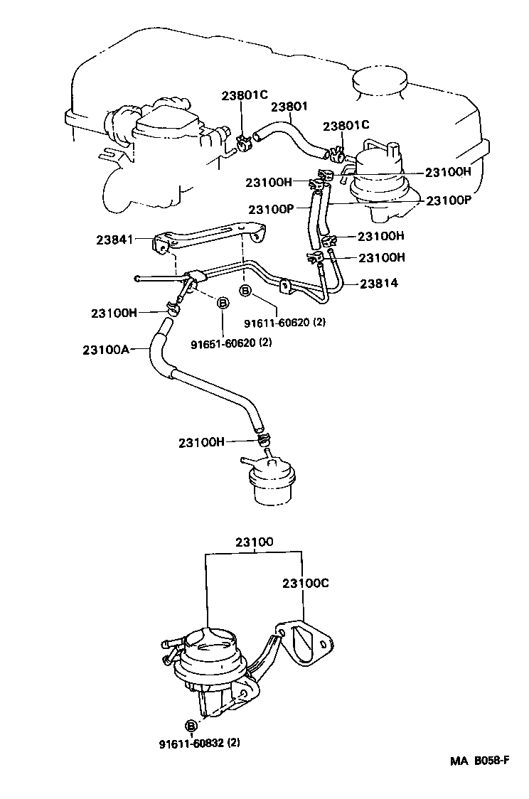  CRESSIDA |  FUEL PUMP PIPE