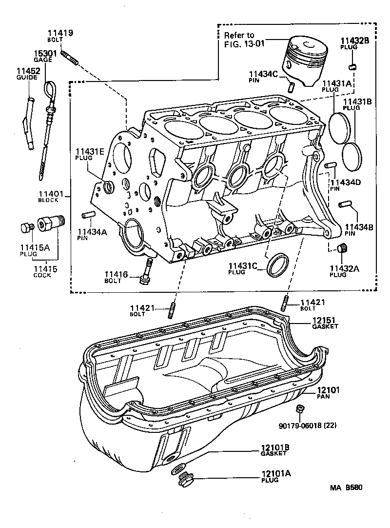  LITEACE VAN WAGON |  CYLINDER BLOCK