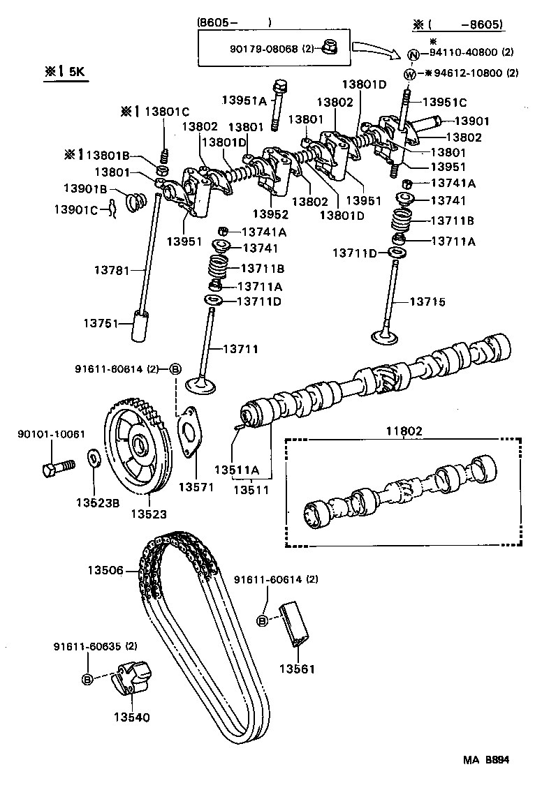  LITEACE |  CAMSHAFT VALVE